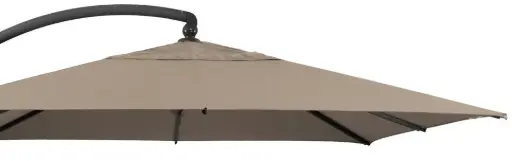 [SG40002315] Toile de parasol carrée Olefin 320 (Taupe clair) 