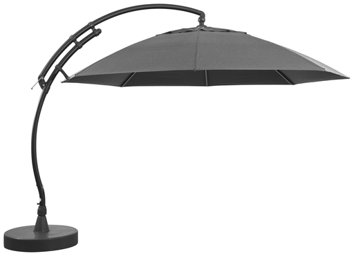 [SGN10336926] Parasol Olefin 375 + pied (Titane) 