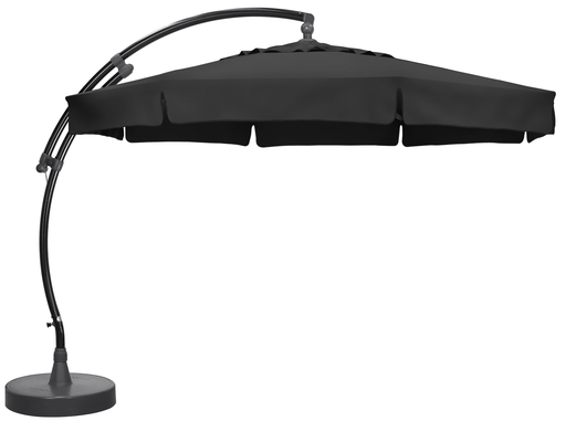 [SG10219281] Parasol achthoekig Olefin 350 + voet 